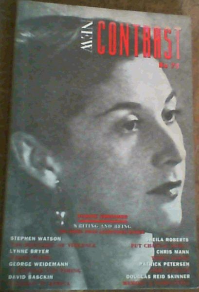 78 New Contrast; South African Literary Journal Vol.20 No. 2