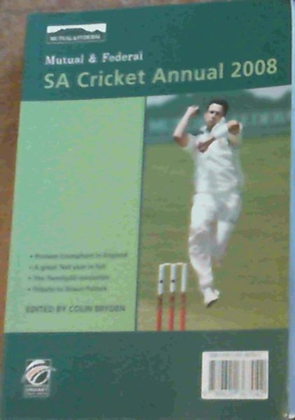 Mutual & Federal SA Cricket Annual 2008, VOL. 55