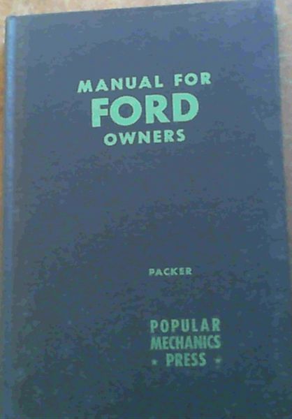 Manual For Ford Owners