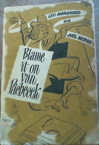 Blame It on van Riebeeck