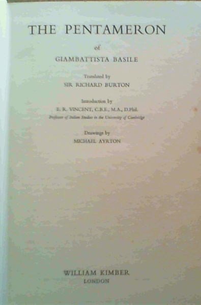 The Pentameron of Giambattista Basile