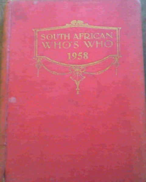 South African Who's Who 1958