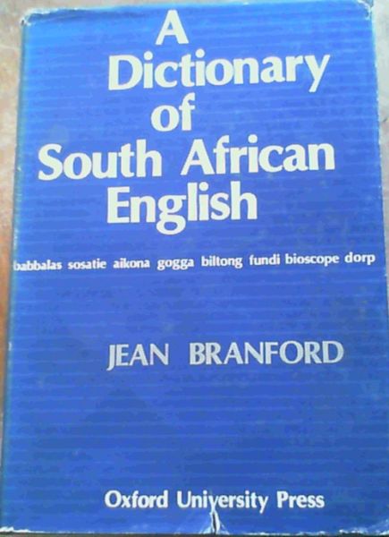A Dictionary of South African English
