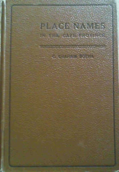 Place Names in the Cape Province