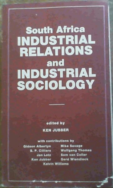 South Africa Industrial Relations and Industrial Sociology