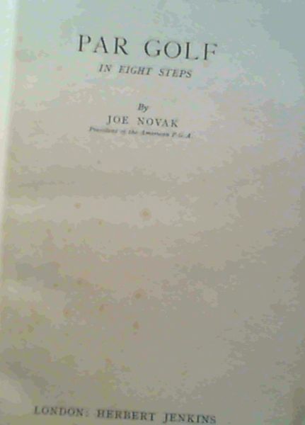 Par Golf in Eight Steps