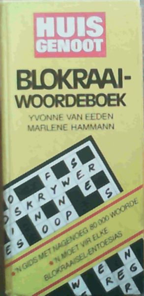 Huis Genoot Blokraai-Woordeboek