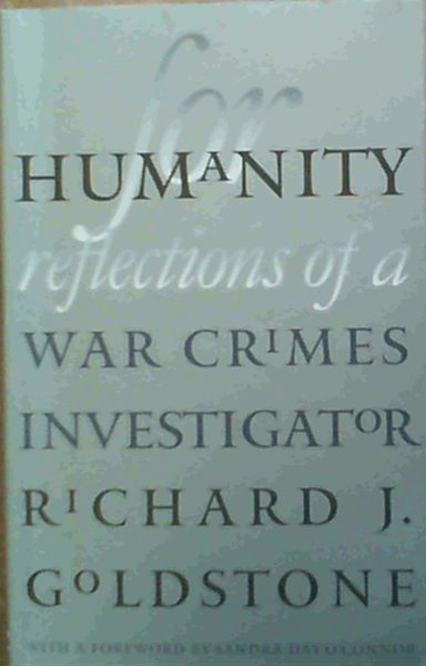 Image for For Humanity: Reflections of a War Crimes Investigator For Humanity: Reflections of a War Crimes Investigator