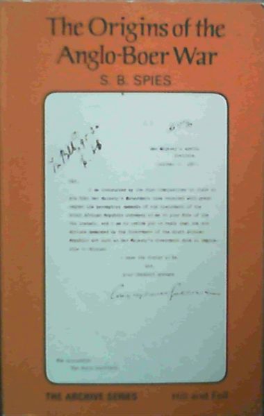 The Origins of the Anglo-Boer War