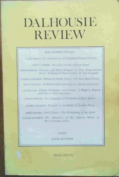 Dalhousie Review Winter 1973-74