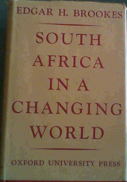 South Africa In A Changing World