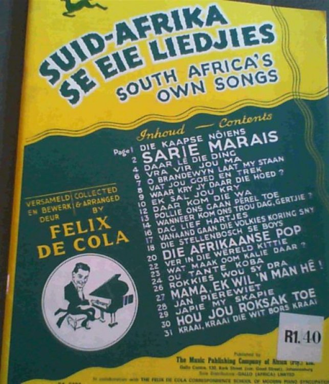 Suid-Afrika se eie liedjies / South Africa's Own Songs