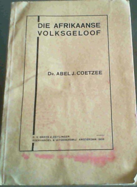 Die Afrikaanse Volksgeloof