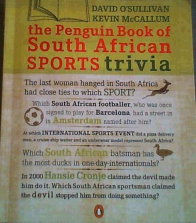 The Penguin Book of South African Sports Trivia