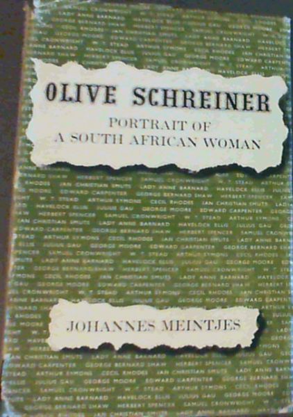 Olive Schreiner : Portrait of a South African Woman