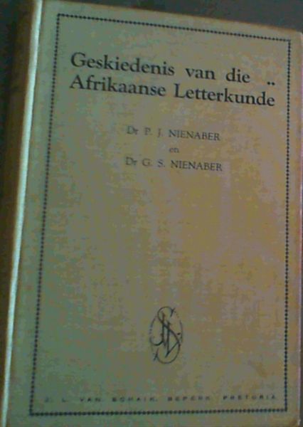 Geskiedenis van die Afrikaanse Letterkunde