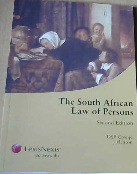 The South African Law of Persons: Second Edition