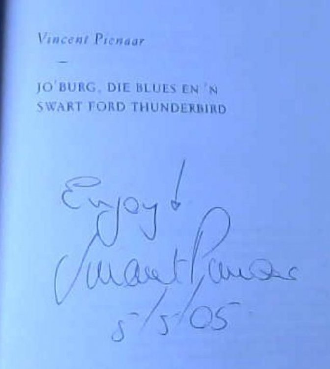 Jo'burg, die blues en n swart Ford Thunderbird