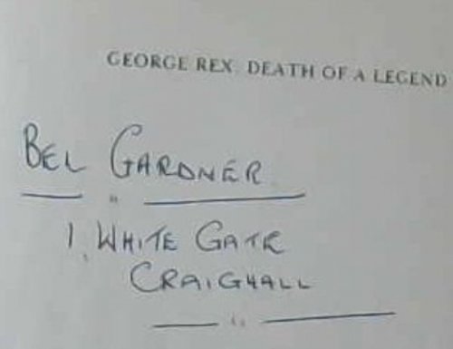 Image for George Rex: Death of a Legend George Rex: Death of a Legend