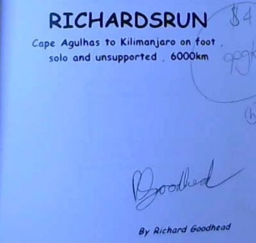 Richardsrun: Cape Agulhas to Kilimanjaro on foot