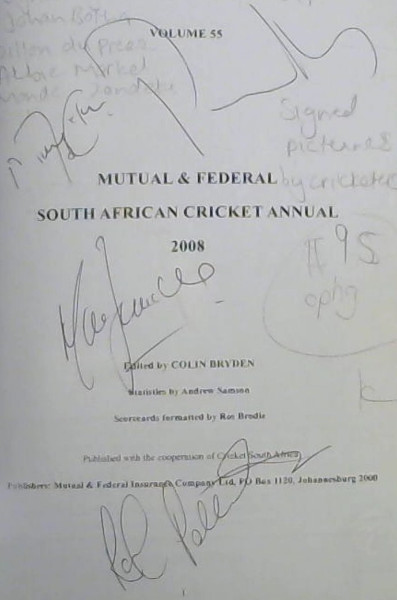 Mutual and Federal SA Cricket Annual 2008