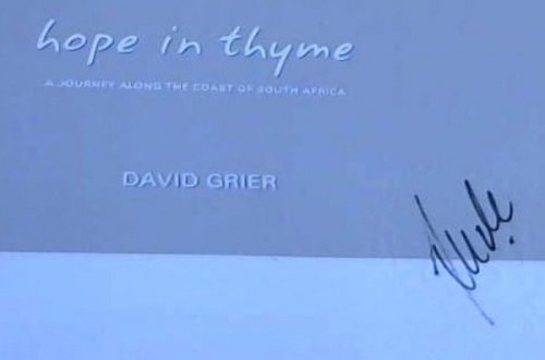 Image for Hope in Thyme: A Journey along the Coast of South Africa Hope in Thyme: A Journey along the Coast of South Africa