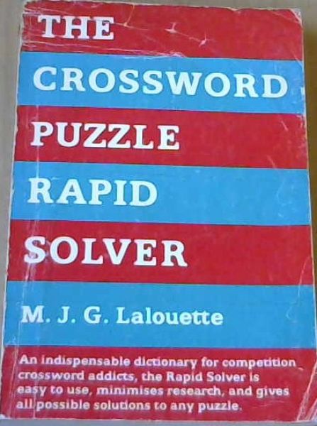 The Crossword Puzzle Rapid Solver
