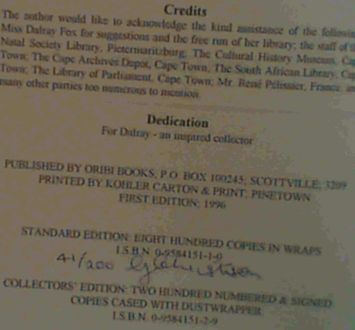 Book Collecting in South Africa