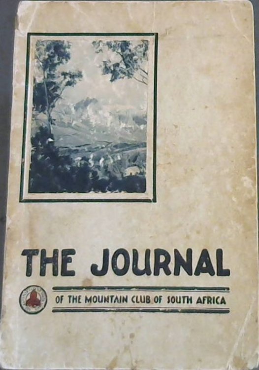 The Journal of the Mountain Club of South Africa 1935