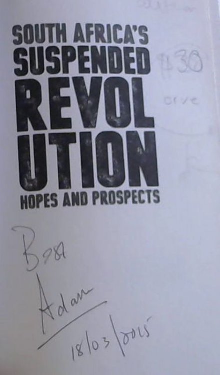 South Africa's Suspended Revolution: Hopes and Prospects