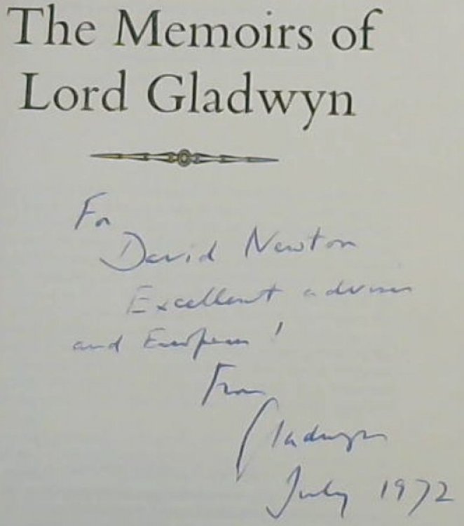 Image for The Memoirs of Lord Gladwyn The Memoirs of Lord Gladwyn