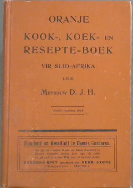 Oranje Kook-, Koek- en Resepte-Boek