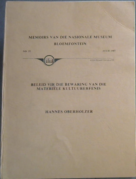 Beleid vir die Bewaring van die Materiele Kultuurerfenis