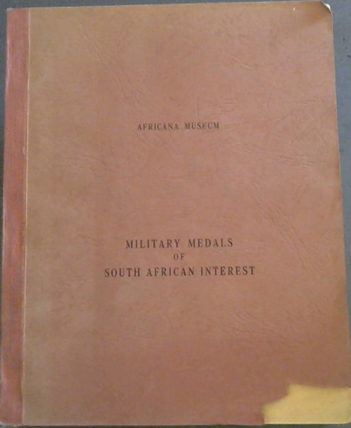 Military Medals of South African Interest