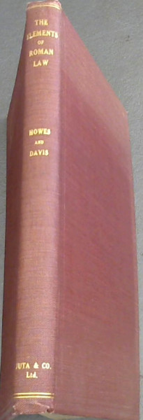 The Elements of Roman Law