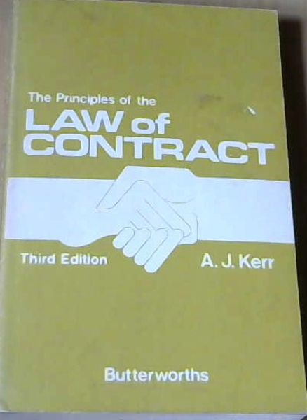 The Principles of the Law of Contract