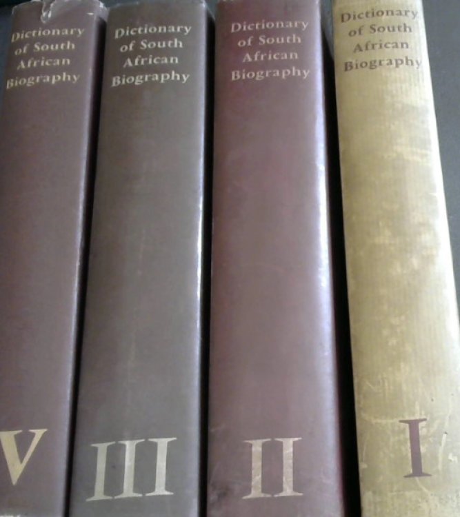 Dictionary of South African Biography, Volume I-IV