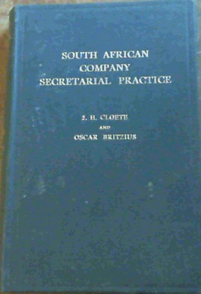 South African Company Secretarial Practice
