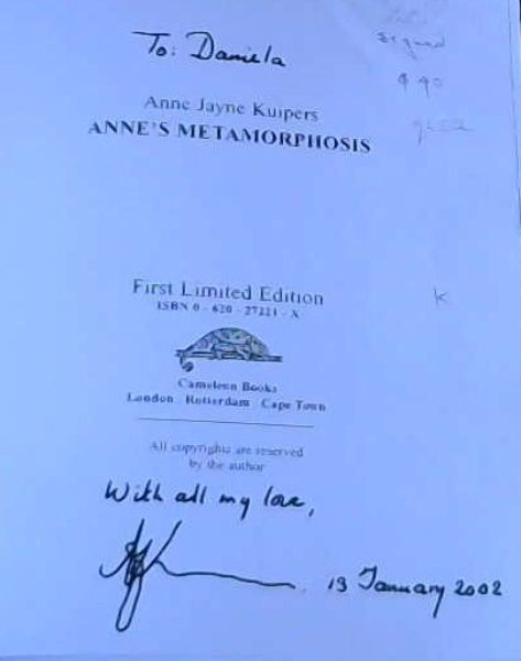 Anne's Metamorphosis
