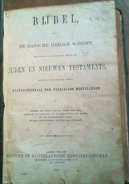 Bijbel Ouden En Nieuwen Testaments