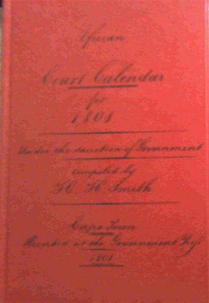 African Court Calender 1801