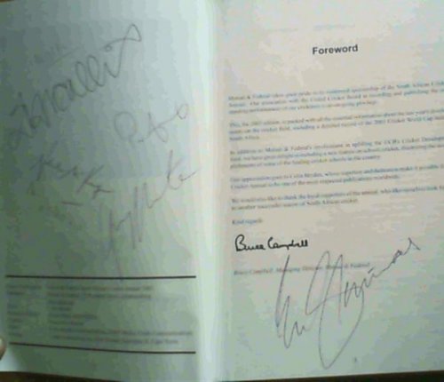 Mutual & Federal SA Cricket Annual 2003