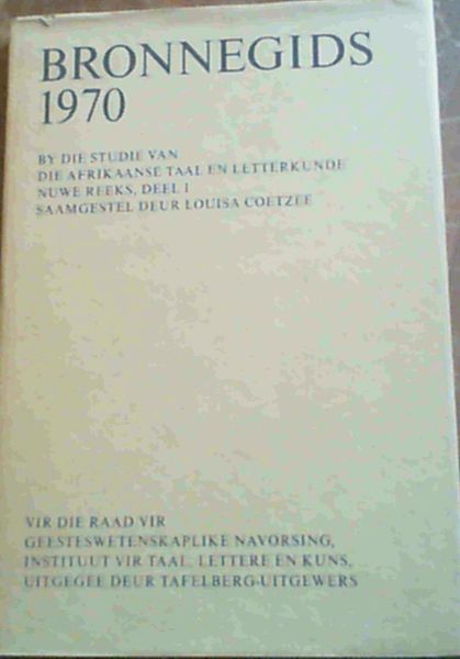 Bronnegids 1970