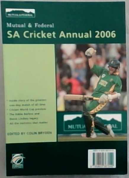 Mutual And Federal South Africa Cricket Annual 2006 Volume 53