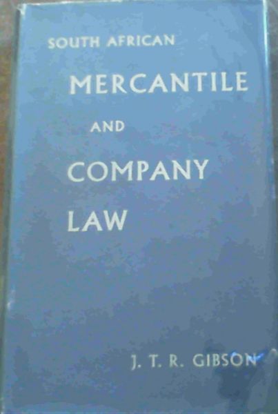 South African Mercantile And Company Law