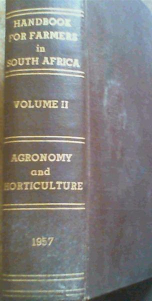 Handbook For Farmers Vol. ll - Agronomy & Horticulture