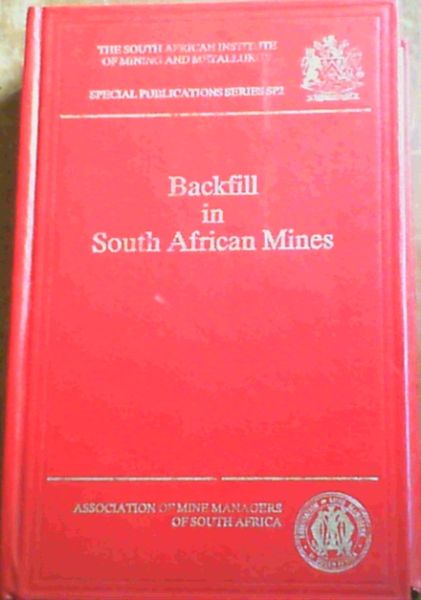 Backfill in South African Mines
