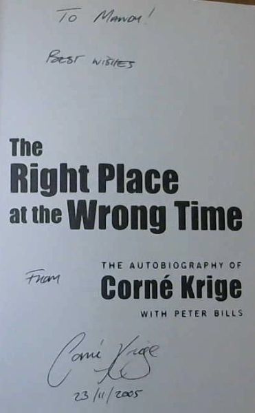 The Right Place At The Wrong Time