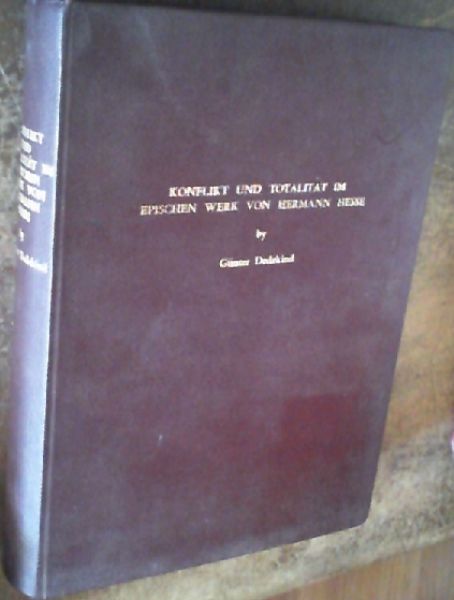 Konflikt Und Totalitat Im Epischen Werk Von Hermann Hesse