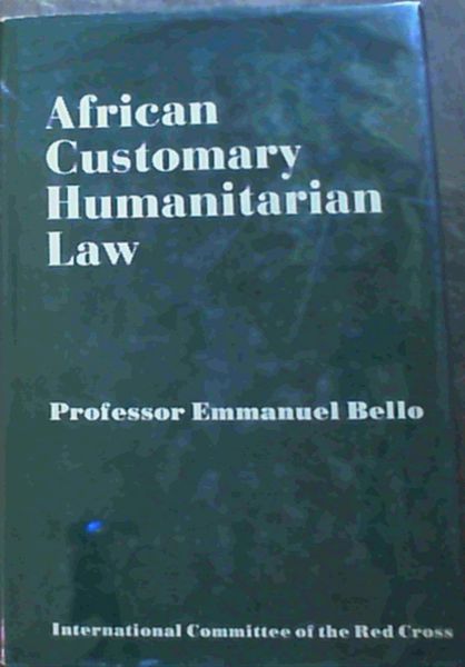 African Customary Humanitarian Law
